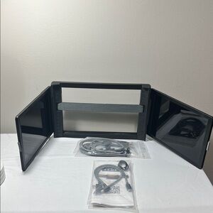 Portable Dual Screen Laptop Monitor - Black